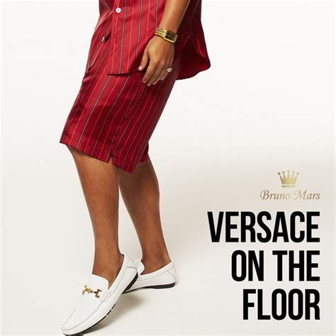 bruno mars shirt 24k versace|Versace on the floor girl.